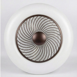 Redled Oasis 01-28896 Ανεμιστήρας Οροφής 50cm 35W με Φως & Τηλεχειριστήριο Καφέ