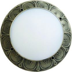 ΠΛΑΦΟΝΙΕΡΑ 1XE27 IP66 ANTIQUE BRONZE - 95RITA/AB