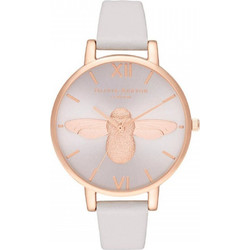 Olivia Burton Γυναικείο Ρολόι με Λευκό Μεταλλικό Μπρασελέ OB16AM158