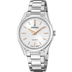 Festina Γυναικείο Ρολόι με Ασημί Μεταλλικό Μπρασελέ F20583/1