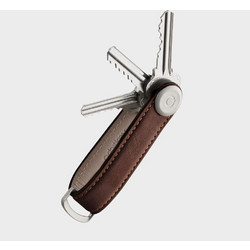 Orbitkey - Leather Key Organiser - Espresso/Brown