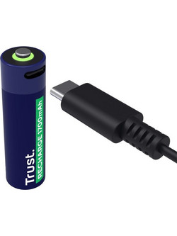 Trust USB-C Rechargeable 1700mAh AA 2τμχ