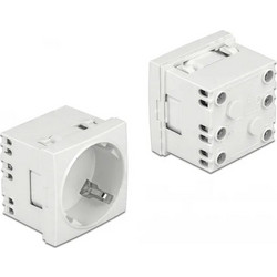 DELOCK module πρίζας ρεύματος Easy 45 81324, 45 45x45mm, 10τμχ