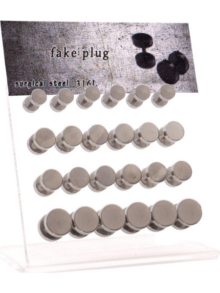 Σκουλαρίκι τάπα Stainless Steel