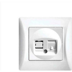 ΠΡΙΖΑ DATA RJ45 ΛΕΥΚΟ Hseries