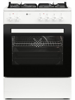 Thermogatz TGS 3511 WH 04.401.064 Κουζίνα Ηλεκτρική 60lt με Εστίες Αερίου & Ρεύματος 60cm