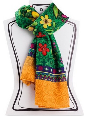 Pashmina/Pareo Bellamore Green 180x111 cm
