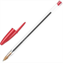 BIC Cristal Στυλό Διαρκείας 1mm Κόκκινο