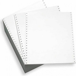Xαρτί Μηχανογράφησης Pro Office Με Οπές - Διπλό - 11x9,5 - 2Φ - Λευκό Π290234