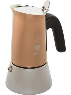 Bialetti New Venus Copper Cafe Μπρίκι Espresso 4Cups Μπρονζέ
