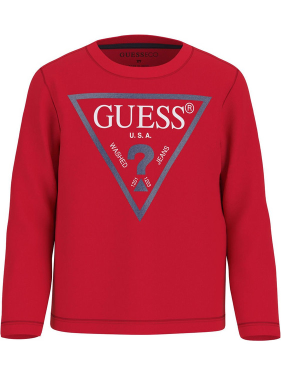 Guess Παιδικό T-Shirt Μακρυμάνικο Κόκκινο N84I24K8HM0-RHT