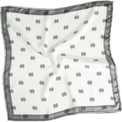 Mix & Match MIX&MATCH SCARF - WHITE/LOGO PRINT