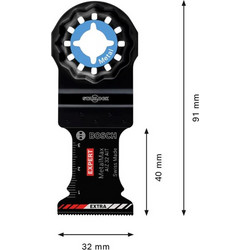 BOSCH AIZ 32 AIT EXPERT METAL MAX ΛΑΜΑ ΠΟΛΥΕΡΓΑΛΕΙΟΥ 40 x 32 mm (5 ΤΕΜ.) 2608900015