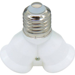 ADAPTOR ΝΤΟΥΙ ΑΠΟ E27 ΣΕ 2E27 BNA/FRH (ΣΕΤ ΜΕ 10)
