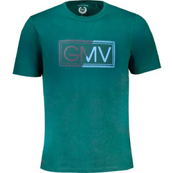GIAN MARCO VENTURI GREEN MEN'S SHORT SLEEVED T-SHIRT Πράσινο