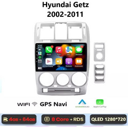 Carmedia CMDU4095-4 Hyundai Getz 2002-2011 RHD Ηχοσύστημα Αυτοκινήτου με Οθόνη Αφής & GPS