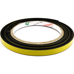 Lohmann DUPLOCOLL 930F ΜΑΥΡΗ Αφρώδης Ταινία Διπλής Όψης με Κίτρινο Liner 8mm x 5m - Lohmann - 910.000850