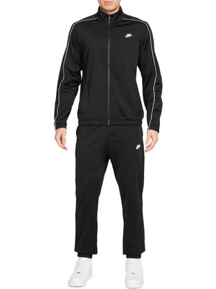 Nike Sportswear Club Ανδρικό Σετ Φόρμας με Λάστιχο Μαύρο HV1444-010
