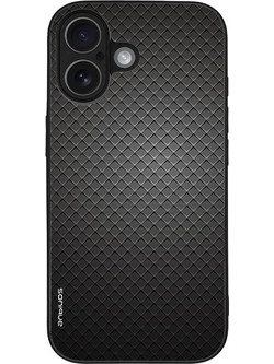 Sonique Carbon Series Back Cover Grey (iPhone 17)