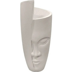 MarHome Fiberclay Πρόσωπο Κασπώ Λευκό Άμμου 41x112cm