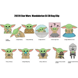 Monogram Star Wars Best of Grogu Series 1 3D Foam Bag Clips Μπρελόκ 24τμχ