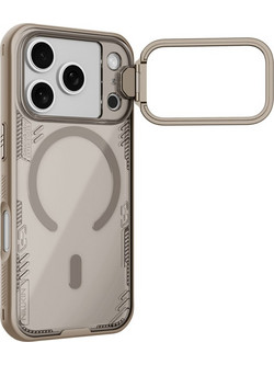 Θήκη iPhone 17 Pro / 18 Pro - NILLKIN Iceblade CamProp - Σκληρή Θήκη PC+TPU - Χρυσό - MagSafe/Stand