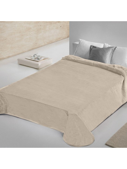 Κουβέρτα Βελουτέ Υπέρδιπλη 700 Cappuccino 220x240 Adam Home - Adam Home