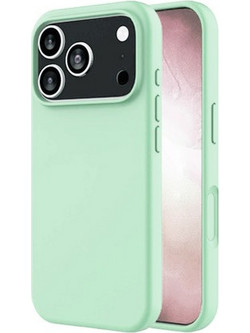 Θήκη Rubber Ενισχυμένης Σιλικόνης για iPhone 17 pro max Φυστικί