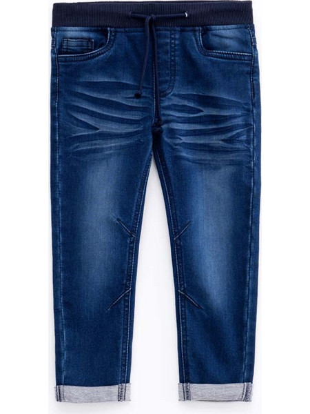 ΠΑΙΔΙΚΟ DOBBY JEAN ΠΑΝΤΕΛΟΝΙ ΓΙΑ ΑΓΟΡΙ FUNKY 224-312100-2 - BLUE JEAN