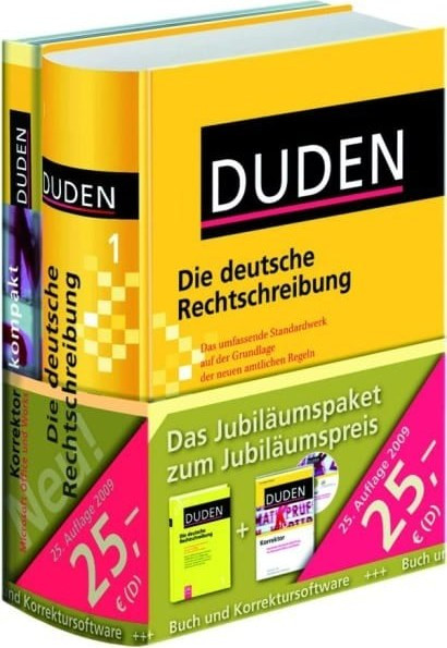 Duden Bd.01: Die deutsche Rechtschreibung + MS office 6.0 Korrektor kompakt , (DUDEN in 12 Banden) Das Standardwerk Zur Deutsch