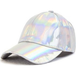 Holgraphic Baseball Cap Silver