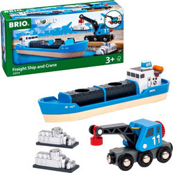 Brio Toys Freight Ship Crane 33534