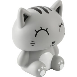 Κουμπαράς I-Total Πλαστικός Γίγας Grey Cat 20x11x27cm XL2497S