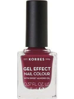 Korres Gel Effect 74 Berry Addict Gloss Βερνίκι Νυχιών Μακράς Διαρκείας 11ml