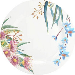 Maxwell & Williams Royal Botanic Gardens Eucalyptus Bloom Rim Entree Plate Πολύχρωμο & Λευκό 23cm