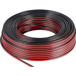 Καλώδιο Ήχου 2x 0.75mm CCA Μαύρο & Κόκκινο 10m Powertech SP004