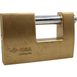 Λουκέτο Τάκος Brass Απλός Cisa 90Mm (21610-90)