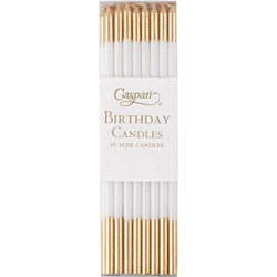 Kεράκια Slim White Gold CA1102 Caspari