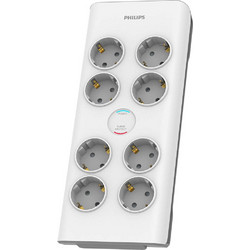 Philips Spn7080wa.grs Πολύπριζο Ασφαλείας 8 Θέσεων