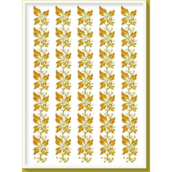 ΑΥΤOΚΟΛΛΗΤΟ TRANSFER GLITTER S-23 GS-23 GOLD 17x25cm