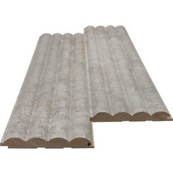 Mdf Panel Me 3D Πηχακια 804070 Wave St 16/119/2750Mm Chicago Concrete Newplan