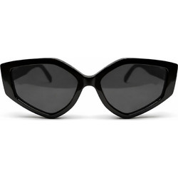 Celine CL40229F 01A Γυναικεία Γυαλιά Ηλίου Πολυγωνικά Κοκάλινα Μαύρα με Μαύρο Polarized Φακό