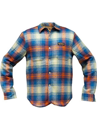 Holy Freedom Πουκάμισο Καρό με Επένδυση Mcfly lined shirt blue