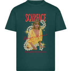 Scarface Elvira Hancock Loose Tee bottlegreen