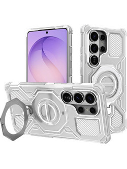 Techsuit - Carbon Shield PRO - Samsung Galaxy S26 Ultra - White Transparent