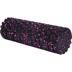 Foam roller γυμναστικής μαύρο ροζ Υ33xO14εκ
