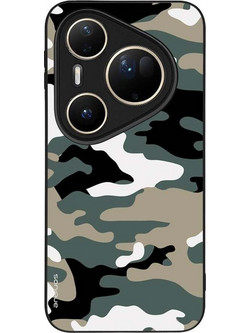 Sonique Θήκη Camouflage Army Series για Huawei Pura 80 Ultra Χακί