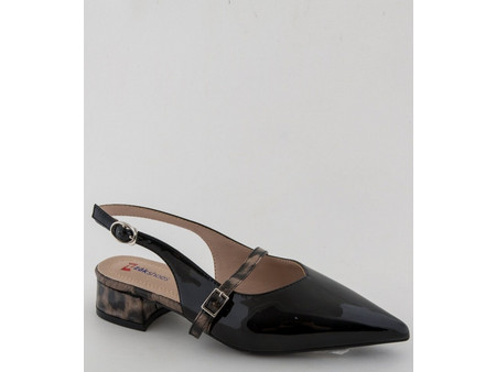 G2110B Γυναικείο Slingback ZAK SHOES Μαύρο