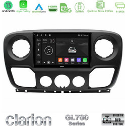 Clarion Qualcomm U-GL7-RN1526 Ηχοσύστημα Αυτοκινήτου με Οθόνη Αφής 10" & GPS