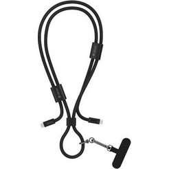 Καλώδιο Σύνδεσης USB 2.0 Devia EC428 Woven Adjustable Lanyard USB C σε USB C PD 60W 1.6m Cable Pro5 Μαύρο N68605
